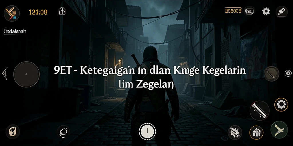 Screenshot menunjukkan momen menegangkan di dalam permainan 9ET.