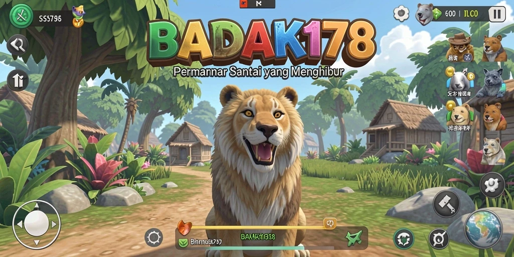 Screenshot BADAK178 menampilkan gameplay yang cerah dan menyenangkan.
