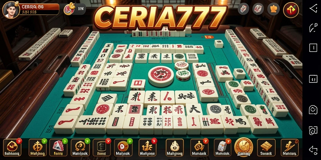 Gameplay menawan CERIA777 yang penuh tantangan Mahjong.
