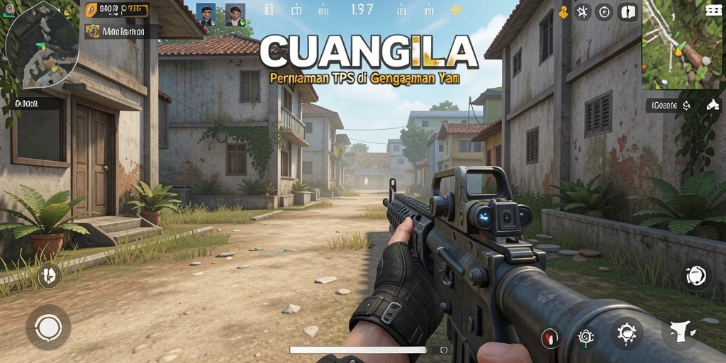 Gameplay seru dari CUANGILA dengan aksi tempur mendebarkan.