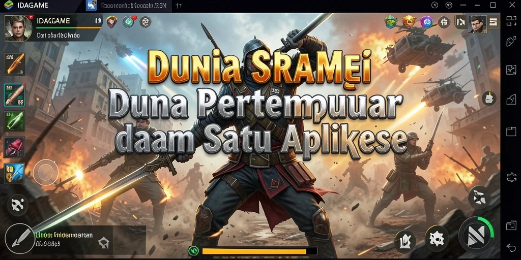 Tangkapan layar gameplay IDAGAME yang memukau dan strategis.