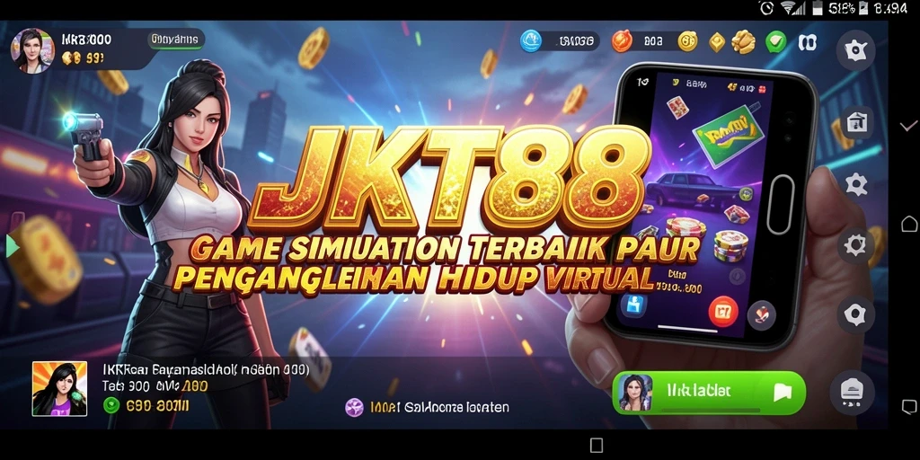 Tampilan gameplay <strong>JKT88</strong> yang menarik dan interaktif di dunia virtual.