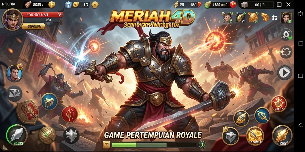 Gameplay seru dalam MERIAH4D Battle Royale