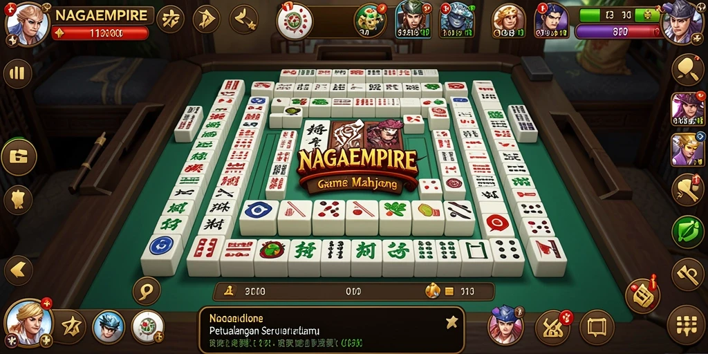 Tampilan gameplay seru NAGAEMPIRE yang penuh warna.