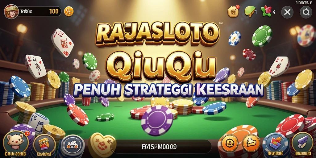 Screenshot gameplay RAJASLOTO menampilkan keseruan permainan QiuQiu.