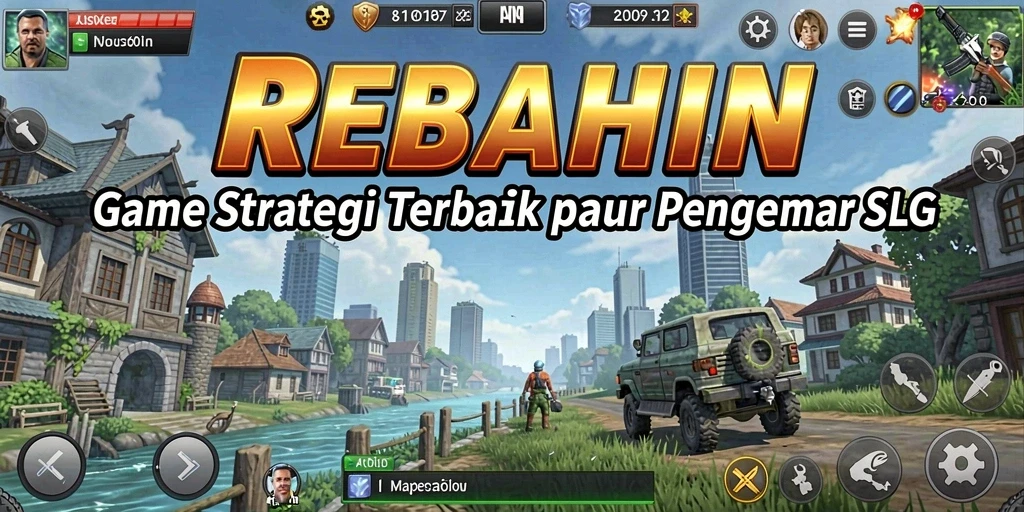 Tampilan gameplay menarik dari REBAHIN yang penuh strategi.