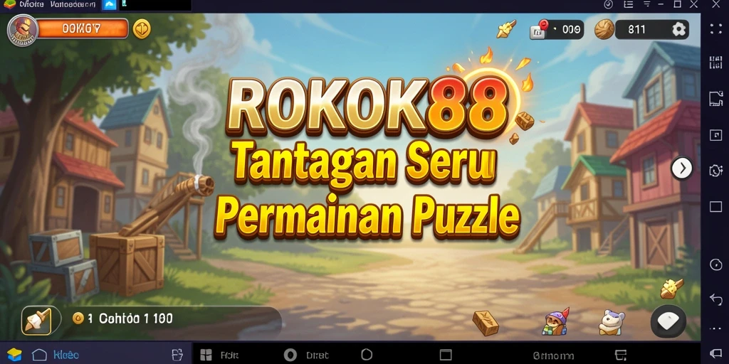 Screenshot utama ROKOK88 dengan gameplay Puzzle yang menarik.