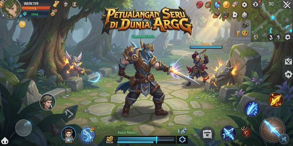 Screenshot gameplay WIN199 menampilkan aksi seru dalam dunia ARPG.