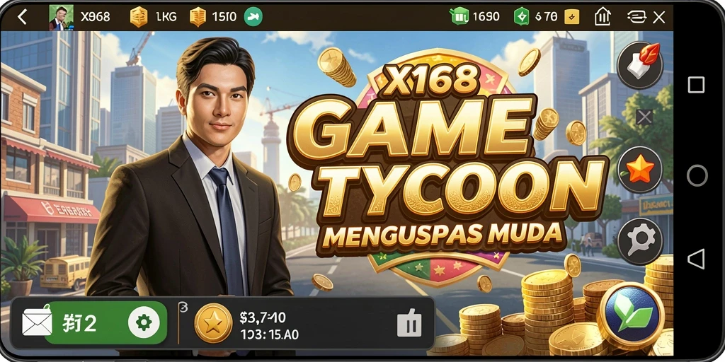 Tampilan gameplay X168 yang menarik dan interaktif.